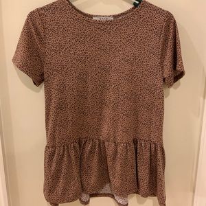 Cheeta Print Top